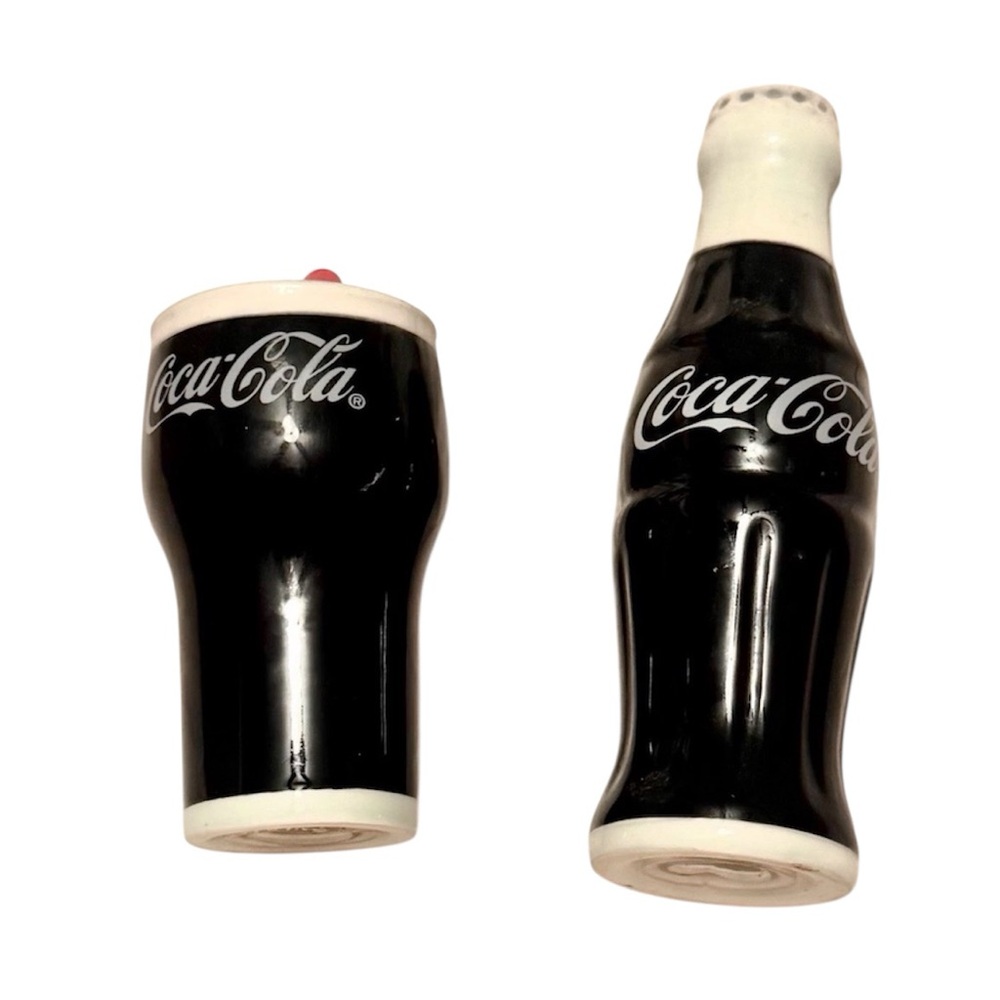 Vintage Coca-Cola Salt and Pepper Shakers